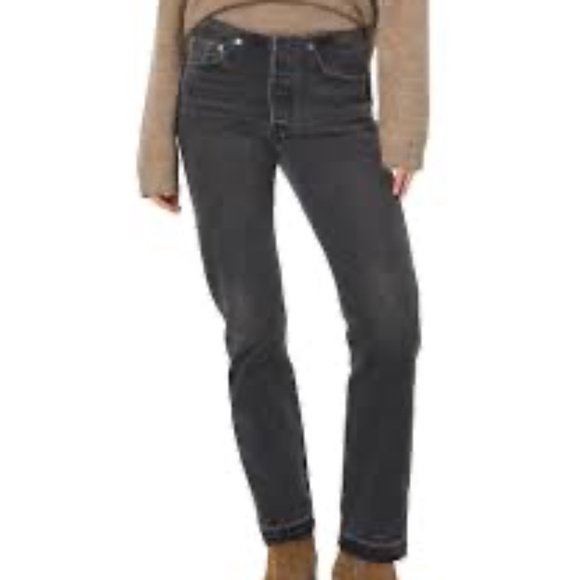 Levi's 501 Mini Waist Jeans, Black, Size 31 - Picture 1 of 10